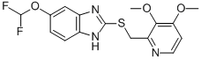 5-Difluoromethoxy-2-{[(3,4-dimethoxy-2-pyridinyl)methyl]thio}-1H-benzimidazole CAS#: 102625-64-9