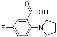 5-Fluoro-2-pyrrolidinobenzoic Acid CAS#: 1096304-38-9