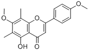 5-HYDROXY-7,4'-DIMETHOXY-6,8-DIMETHYLFLAVONE CAS#: 3122-88-1