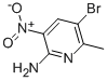 5-bromo-6-methyl-3-nitropyridin-2-amine CAS#: 68957-50-6
