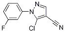 5-chloro-1-(3-fluorophenyl)-1H-pyrazole-4-carbonitrile CAS#: