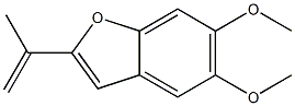 5,6-DiMethoxy-2-isopropenylbenzofuran CAS#: 34293-09-9