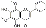 5,7-Dihydroxy-6,8-dimethoxyflavone CAS#: 3162-45-6
