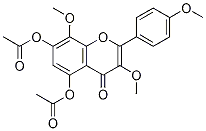 5,7-diacetoxy-3,4',8-trimethoxyflavone CAS#: 5128-43-8