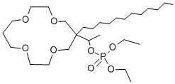 6-DODECYL(14-CROWN-4)-6-ETHANOL DIETHYLPHOSPHATE CAS#: 106868-29-5