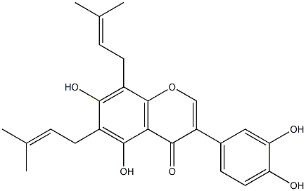 6,8-Diprenylorobol CAS#: 66777-70-6