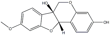 (6aS-cis)-9-Methoxy-6H-benzofuro[3,2-c][1]benzopyran-3,6a(11aH)-diol CAS#: 61135-92-0