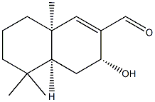 3,4,4aα,5,6,7,8,8a-Octahydro-3α-hydroxy-5,5,8aβ-trimethyl-2-naphthalenecarbaldehyde CAS#: 72537-20-3