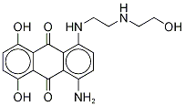 Des[2-[(2-Hydroxyethyl)aMino]ethyl] Mitoxantrone(Mitoxantrone IMpurity A) CAS#: 89991-52-6