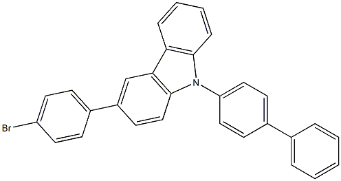 9-(1,1-bipheny)-4-yl-3-(4-broMophenyl)carbazole CAS#: 1028648-25-0
