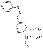 9-ETHYL-3-(N-METHYL-N-PHENYLHYDRAZONOMETHYL)CARBAZOLE CAS#: 75232-44-9