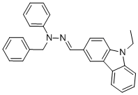 9-ETHYLCARBAZOLE-3-CARBOXALDEHYDE N-BENZYL-N-PHENYLHYDRAZONE CAS#: 75238-79-8