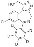 ALPHA-HYDROXYALPRAZOLAM-D5 CAS#: 136765-24-7