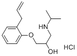 ALPRENOLOL HYDROCHLORIDE CAS#: 13707-88-5