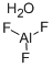 ALUMINIUM FLUORIDE HYDRATE CAS#: 32287-65-3