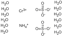 AMMONIUM CHROMIUM(III) SULFATE 12-WATER CAS#: 10022-47-6