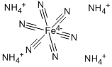 AMMONIUM FERROCYANIDE CAS#: 14481-29-9
