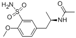 Acetamide,N-[(1R)-2-[3-(aminosulfonyl)-4-methoxyphenyl]-1-methylethyl]- CAS#: 112101-74-3
