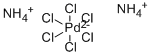 Ammonium chloropalladate CAS#: 13820-55-8