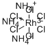Ammonium hexachlororhodate(III) CAS#: 15336-18-2