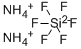 Ammonium hexafluorosilicate CAS#: 16919-19-0