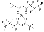 BIS(6,6,7,7,8,8,8-HEPTAFLUORO-2,2-DIMETHYL-3,5-OCTANEDIONATE)STRONTIUM HYDRATE CAS#: 36885-30-0