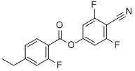 Benzoic acid, 4-ethyl-2-fluoro-, 4-cyano-3,5-difluorophenyl ester CAS#: 344749-29-7