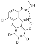 CHLORDIAZEPOXIDE-D5 CAS#: 65891-81-8