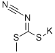 CYANIMIDODITHIOCARBONIC ACID MONOMETHYL ESTER MONOPOTASSIUM SALT CAS#: 10191-61-4