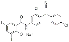 Closantel sodium CAS#: 61438-64-0