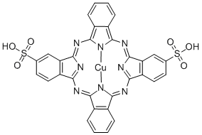 Copper phthalocyanine disulfonic acid CAS#: 29188-28-1