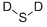 DEUTERIUM SULFIDE CAS#: 13536-94-2