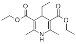 DIETHYL 4-ETHYL-1,4-DIHYDRO-2,6-DIMETHYL-3,5-PYRIDINEDICARBOXYLATE CAS#: 1153-66-8