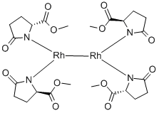 DIRHODIUM (II) TETRAKIS(METHYL 2-PYRROLIDONE-5(R)-CARBOXYLATE)ACETONITRILE/2-PROPANOL COMPLEX CAS#: 131796-58-2