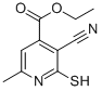 Ethyl 3-cyano-2-mercapto-6-methylisonicotinate CAS#: 56891-69-1