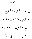 Ethyl 4-(3-AMinophenyl)-5-(Methoxycarbonyl)-2,6-diMethyl-1,4-dihydropyridine-3-carboxylate CAS#: 138135-48-5