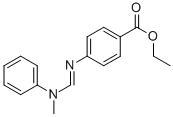 Ethyl 4-[[(methylphenylamino)methylene]amino]benzoate CAS#: 57834-33-0