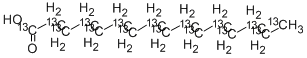 HEXADECANOIC ACID-13C16 (ALGAL SOURCE) ( CAS#: 56599-85-0