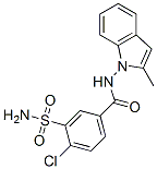 INDAPAMIDE RELATED COMPOUND A (50 MG) (4-CHLORO-N-(2-METHYL-INDOL-1-YL)-3-SULFAMOYLBEN-ZAMIDE) (AS) CAS#: 63968-75-2