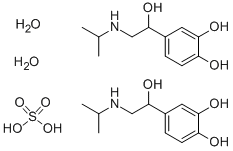 ISOPRENALINE SULFATE CAS#: 6700-39-6