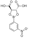 L-TarB-NO2, 2-(3-Nitrophenyl)-1,3,2-dioxaborolane-4R,5R-dicarboxylic acid CAS#: 467443-01-2
