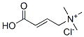 LEVOCARNITINE RELATED COMPOUND A (100 MG) (3-CARBOXY-N,N,N-TRIMETHYL-2-PROPEN-1-AMINIUM CHLORIDE) CAS#: 6538-82-5