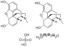MORPHINE HEMI[SULFATE PENTAHYDRATE] CAS#: 6211-15-0