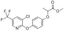 Methyl 2-(4-((3-chloro-5-(trifluoromethyl)-2-pyridinyl)oxy)phenoxy)propanoate CAS#: 69806-40-2