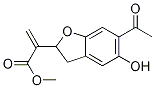 Methyl 2-(6-acetyl-5-hydroxy-2,3-dihydrobenzofuran-2-yl)propenoate CAS#: 617722-56-2