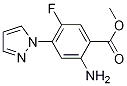 Methyl 2-AMino-5-fluoro-4-(1-pyrazolyl)benzoate CAS#: 1186663-61-5