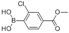Methyl 4-borono-3-chlorobenzoate CAS#: 603122-80-1