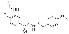 N-[2-Hydroxy-5-[1-hydroxy-2-[1-(4-methoxyphenyl)propan-2-ylamino]ethyl]phenyl]formamide CAS#: 73573-87-2