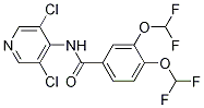 N-(3,5-Dichloro-4-pyridinyl)-3,4-bis(difluoroMethoxy)benzaMide CAS#: 162401-30-1