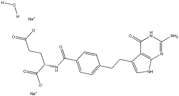 N-[4-[2-(2-Amino-4,7-dihydro-4-oxo-3H-pyrrolo[2,3-d]pyrimidin-5-yl)ethyl]benzoyl]-L-glutamic acid  disodium salt hydrate CAS#: 357166-29-1